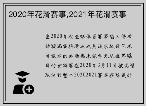 2020年花滑赛事,2021年花滑赛事